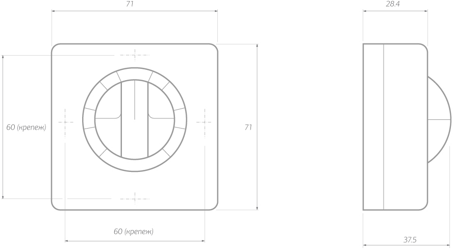 Комнатный термостат RQ для электрических котлов «Невский»